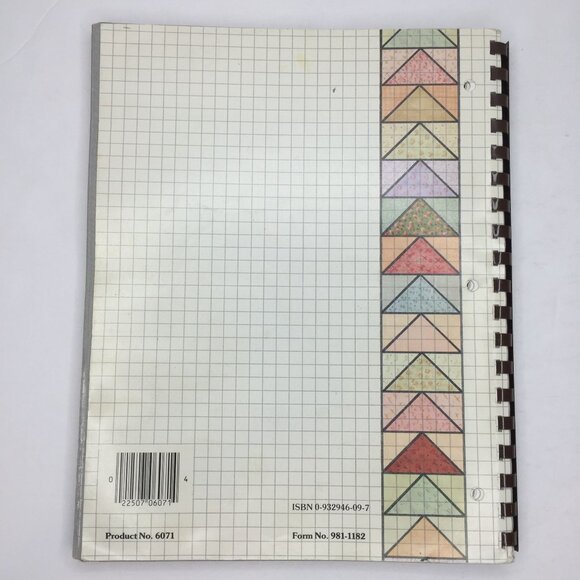 Vintage 1982 The Its Okay If You Sit On My Quilt Book Pattern Mary Ellen Hopkins - Picture 11 of 11